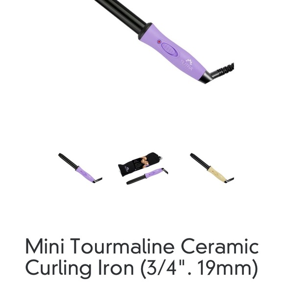 Mini Tourmaline Ceramic Sutra Hair Wand Sutra Beauty Styling Wand